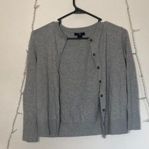 GAP grey cardigan- WSMALL